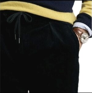 Polo Ralph Lauren Corduroy Pants Men Sz 42/32 Fall Navy Corduroy Suit Trousers